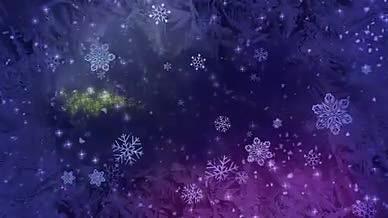 冬天雪花飘瓶视差幻灯片AE模板视频的预览图